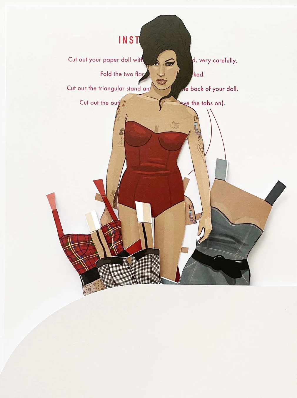 Amy Winehouse Paper Doll - Image 4