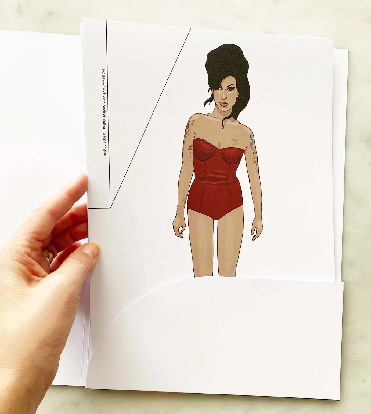 Amy Winehouse Paper Doll - Image 5