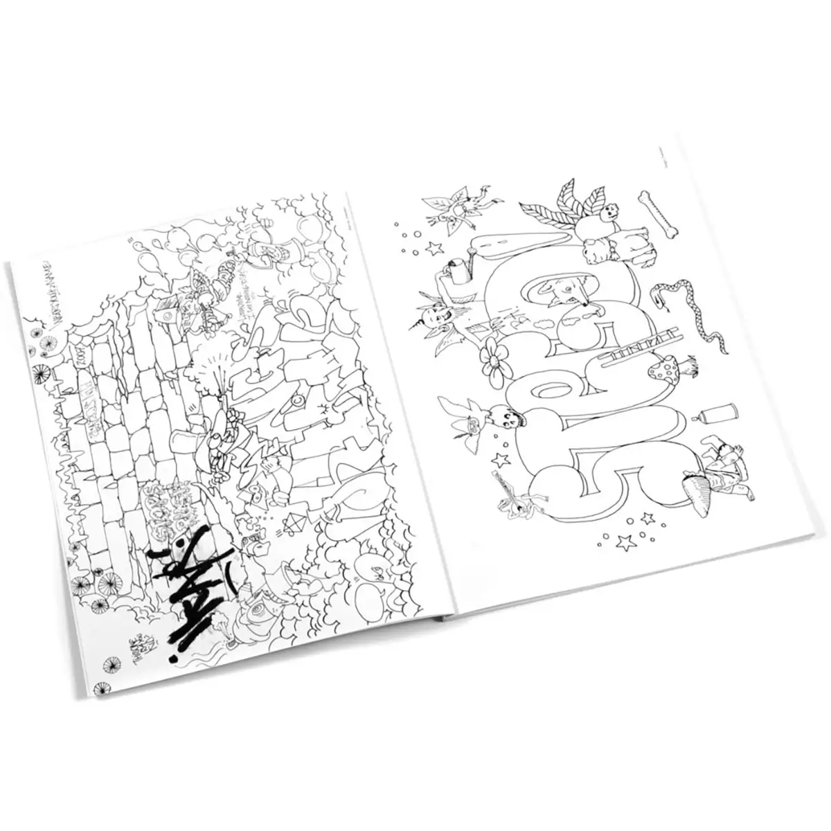 Graffiti Coloring Book - Image 3