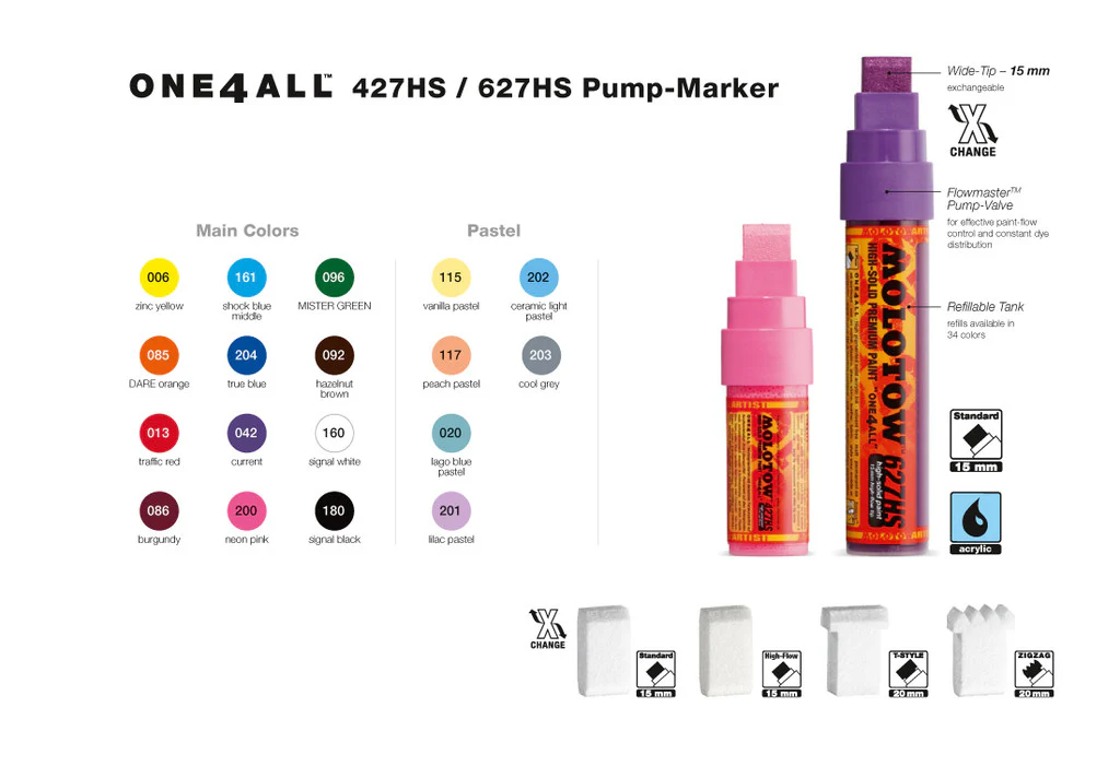 Molotow OneForAll 627 HS Marker - Image 3