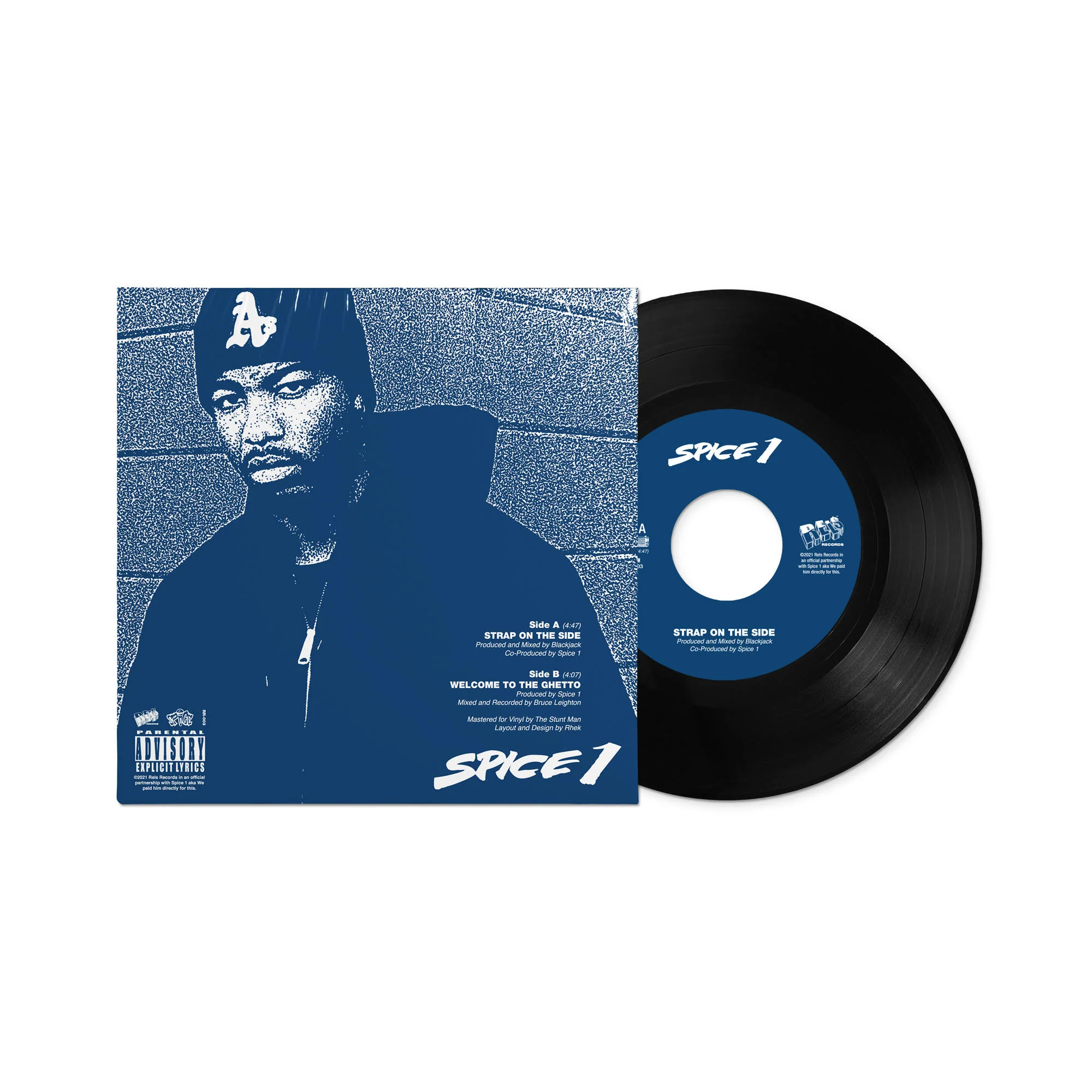 Spice 1 - Strap On The Side / Welcome To The Ghetto 7-Inch - Image 3